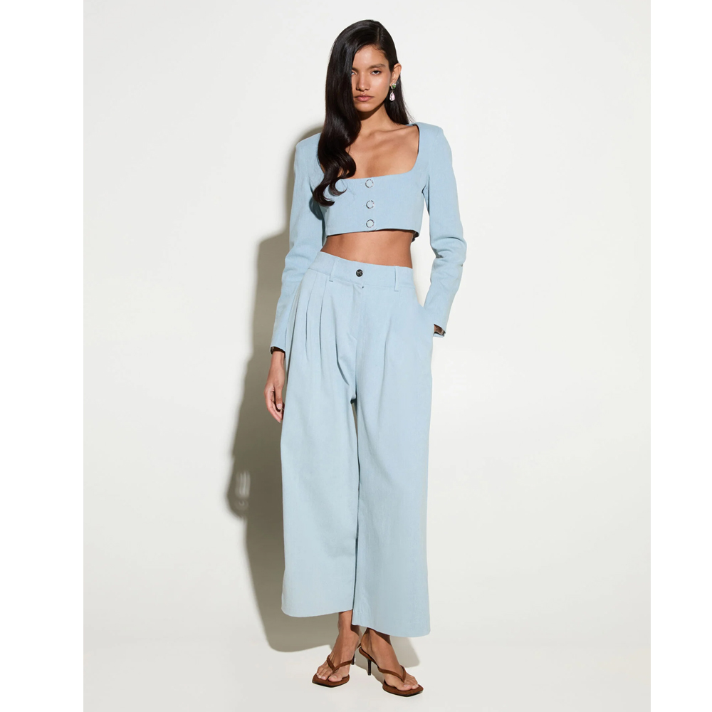 MILKWHITE Denim Pants Γυναικείο Τζιν Παντελόνι - 2