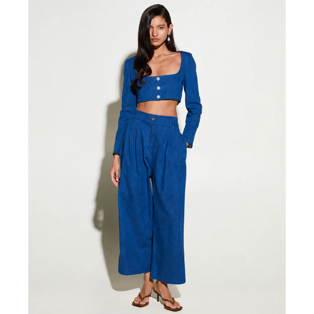 MILKWHITE Denim Pants Γυναικείο Τζιν Παντελόνι - 2