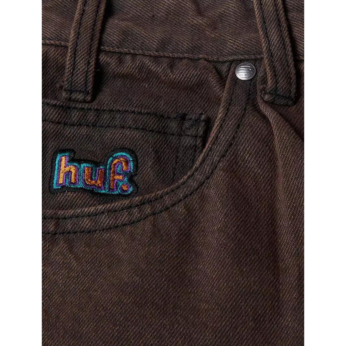 HUF Cromer Washed Pant Unisex Τζιν Παντελόνι - 3