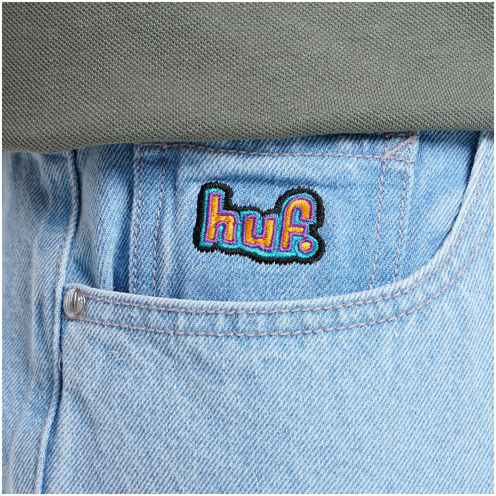HUF Cromer Washed Pant Unisex Τζιν Παντελόνι - 4