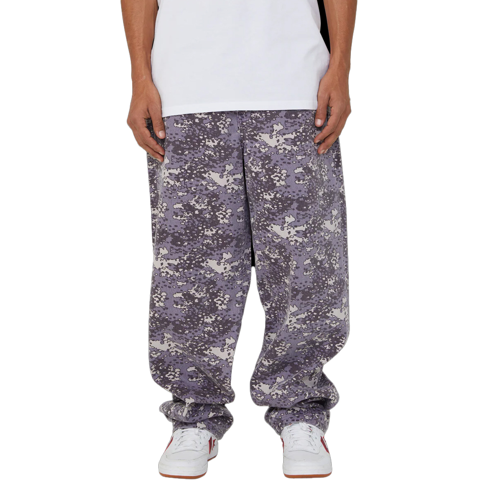 HUF Cromer Camo Pant Unisex Τζιν Παντελόνι - Μωβ