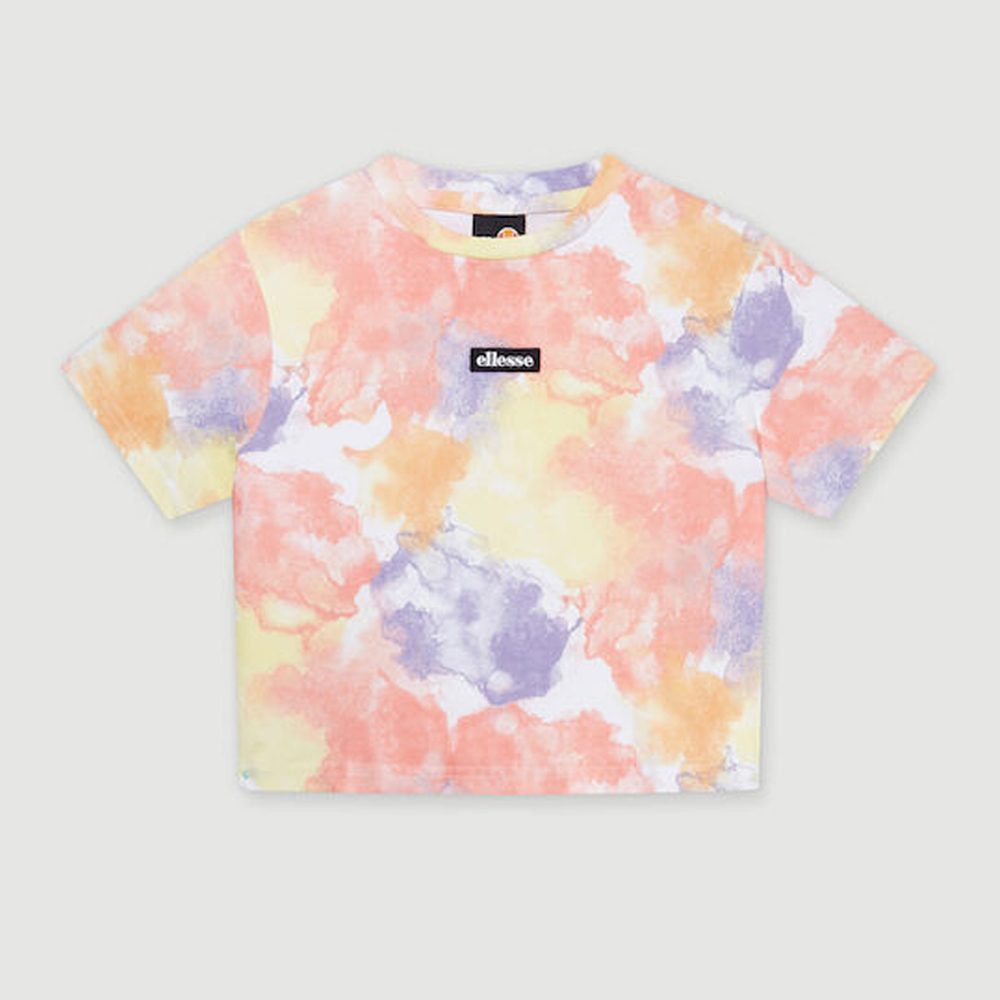 ELLESSE Girls Tie Dye Virsa T-Shirt Παιδικό Cropped T-Shirt - Multi