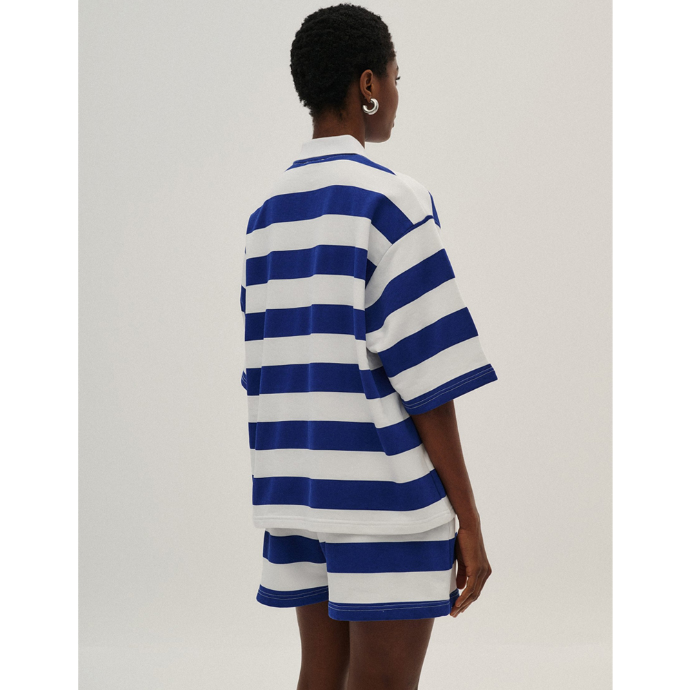 COMBOS KNITWEAR Γυναικείο Σορτσάκι Ριγέ - 2
