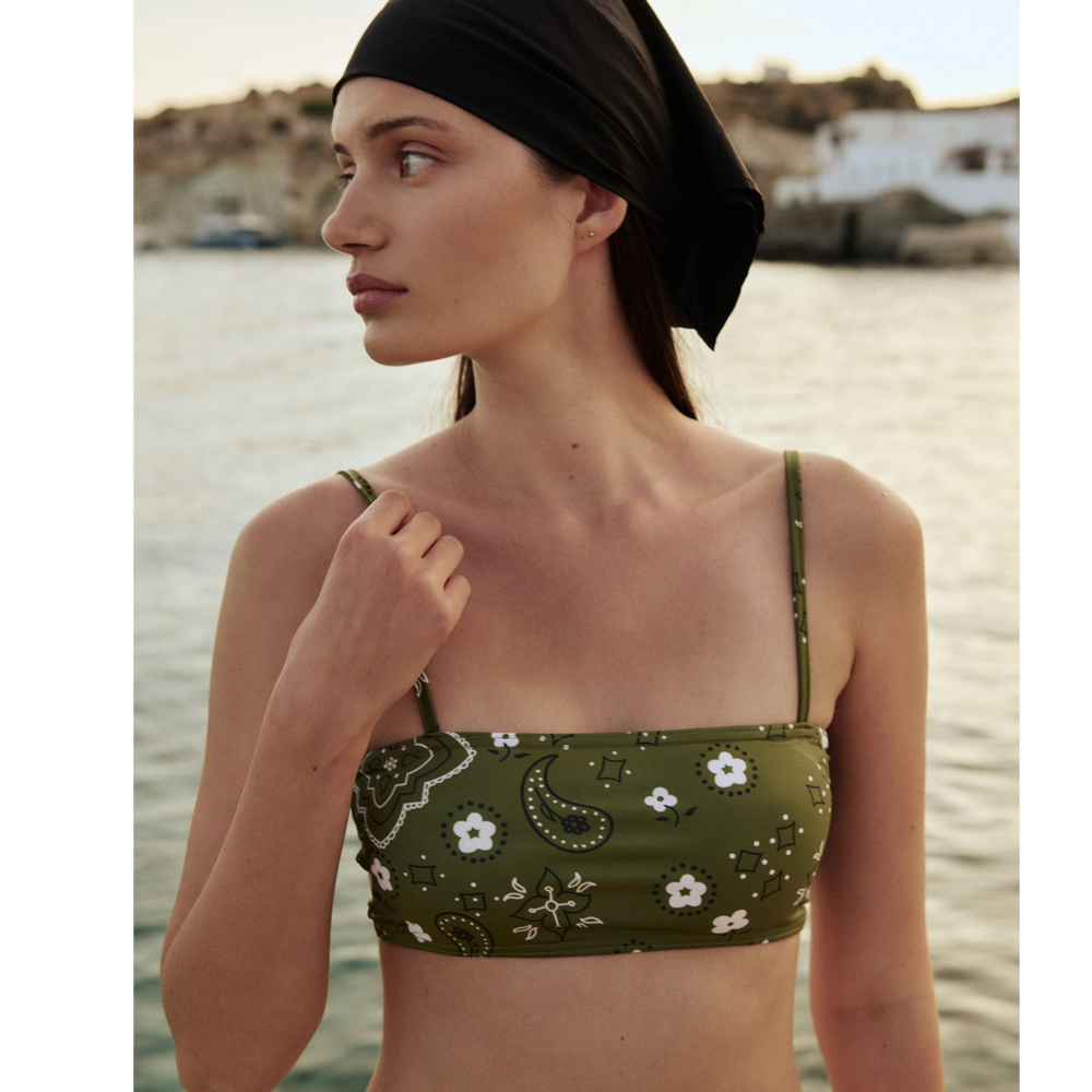 COMBOS KNITWEAR Σετ Μαγιό Μπικίνι Λαχούρι - 2