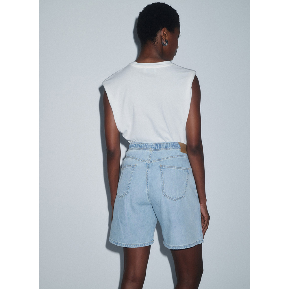 COMBOS KNITWEAR Γυναικείο Σορτσάκι Denim  - 2