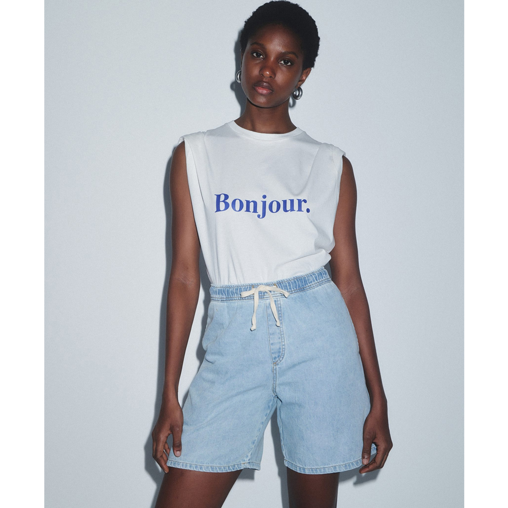 COMBOS KNITWEAR Γυναικείο Σορτσάκι Denim  - 3