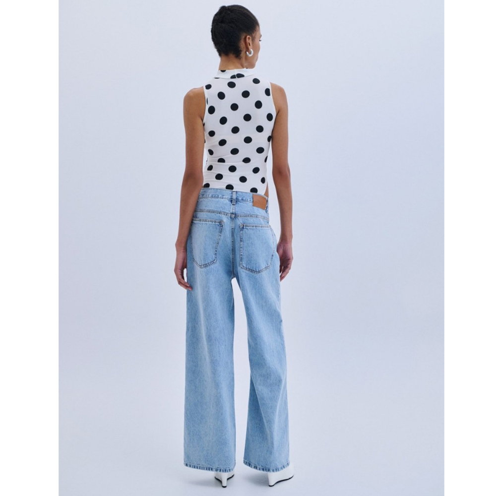 COMBOS KNITWEAR Bodysuit Polka Dots Γυναικείο Κορμάκι - 2