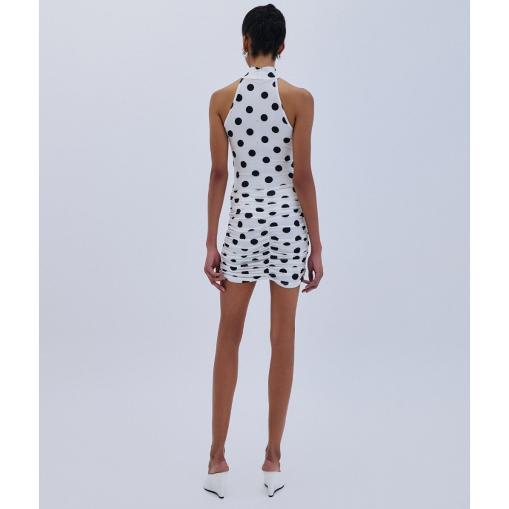 COMBOS KNITWEAR Dress Mini Polca Dots Γυναικείο Φόρεμα Μίνι - 2
