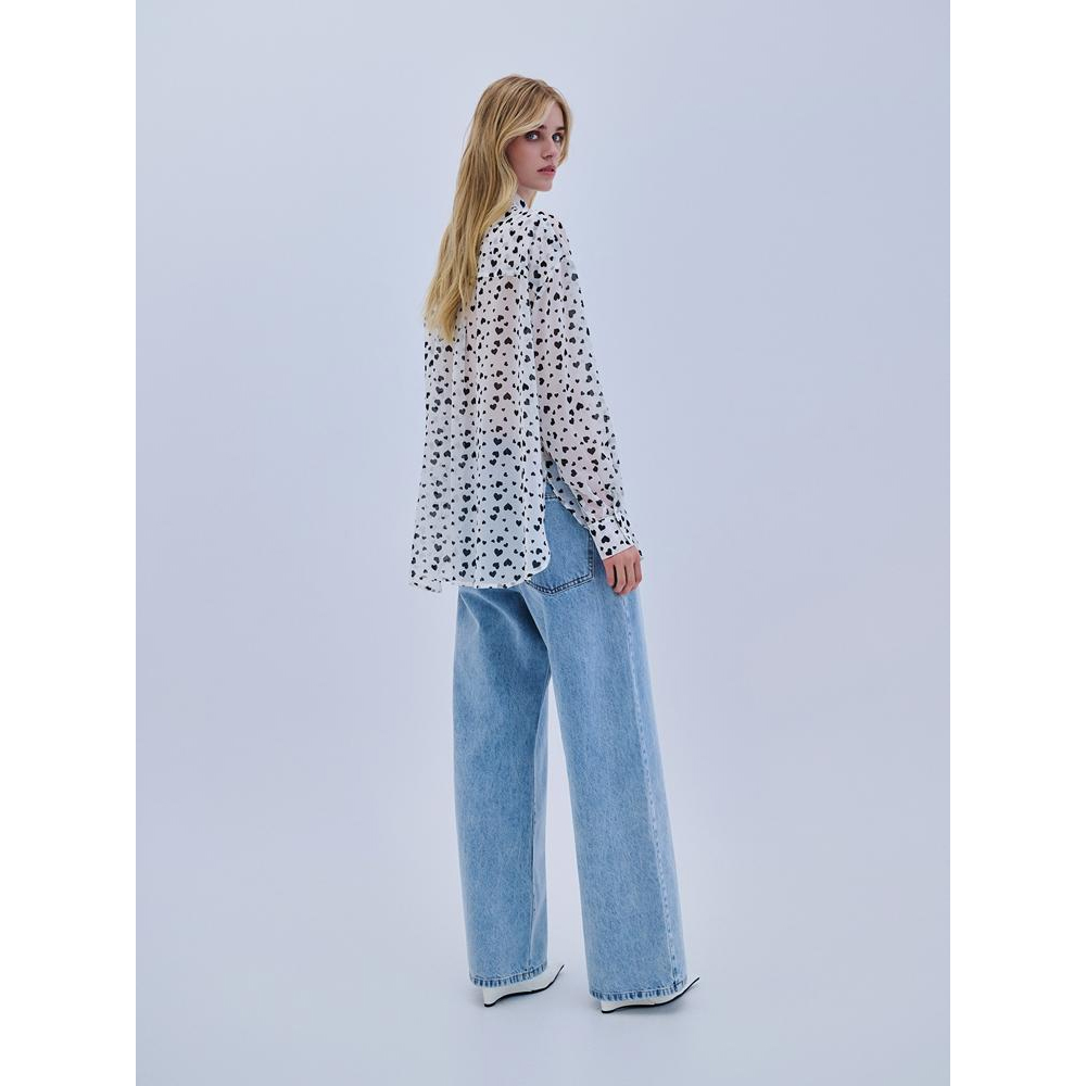 COMBOS KNITWEAR Shirt Hearts Γυναικείο Πουκάμισο - 2