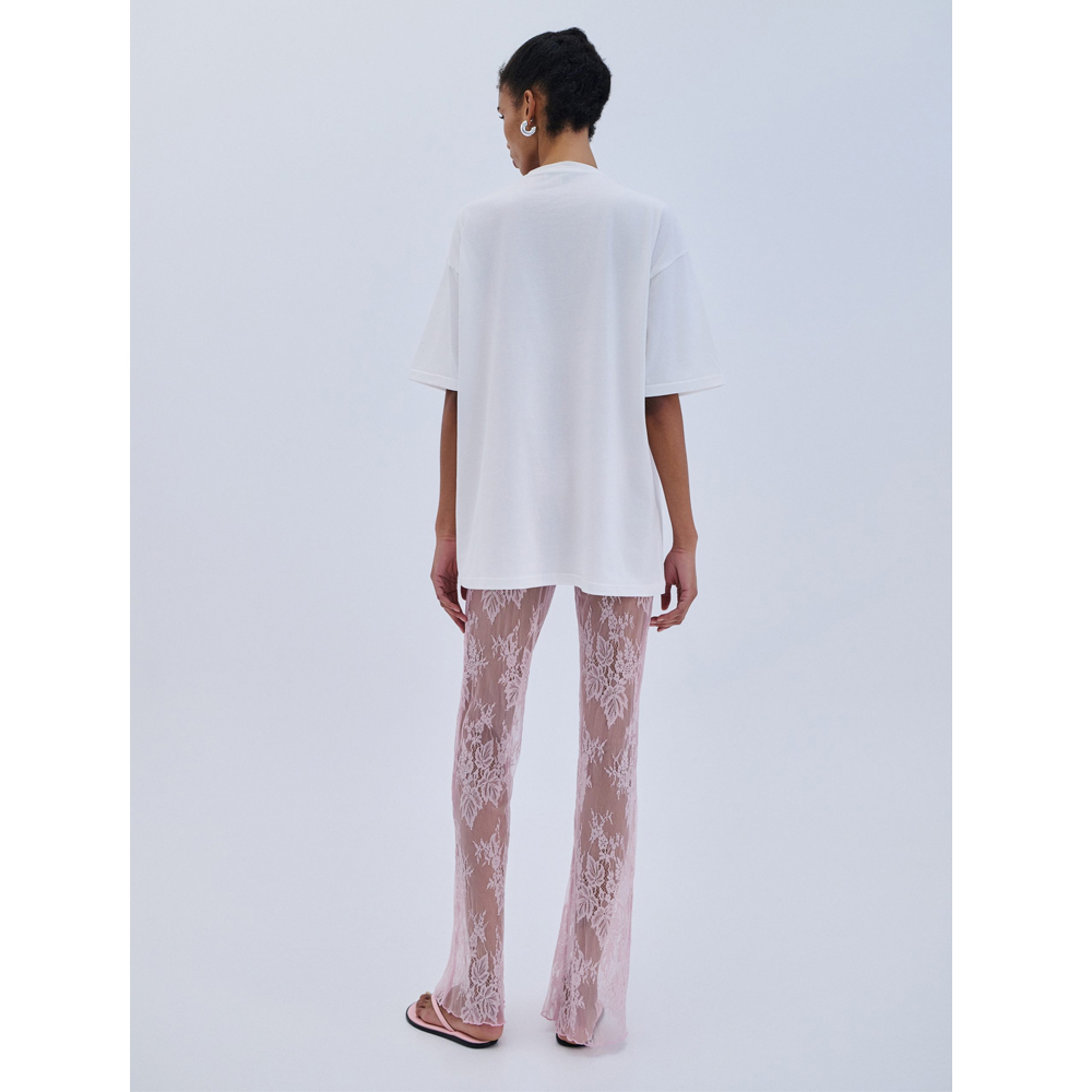 COMBOS KNITWEAR Trouser Lace Γυναικείο Παντελόνι - 3