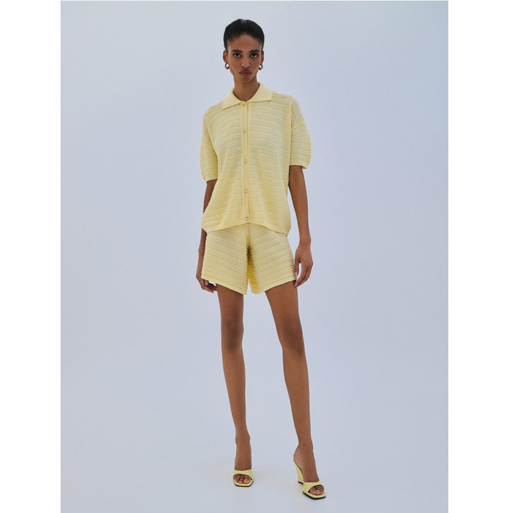 COMBOS KNITWEAR Shorts Knit Γυναικείο Σορτς - 3