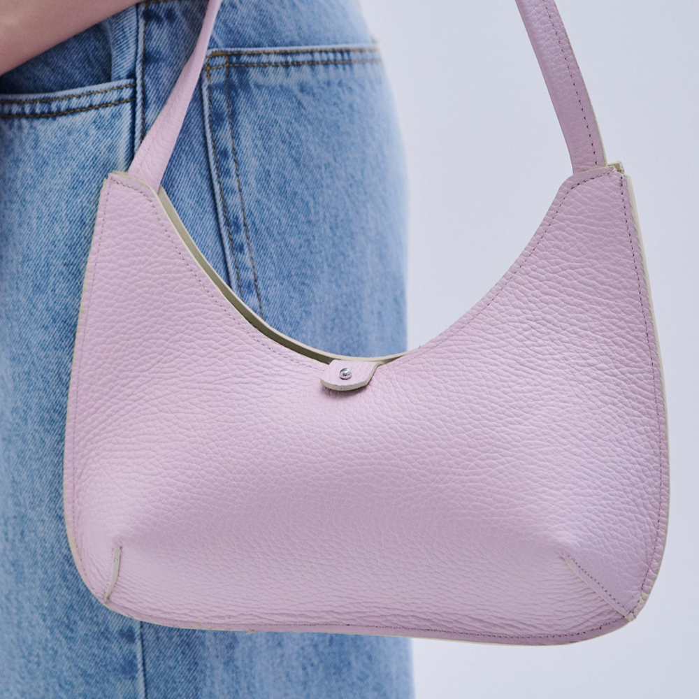 COMBOS KNITWEAR Bag Shoulder Leather Γυναικεία Τσάντα 'Ωμου - 3