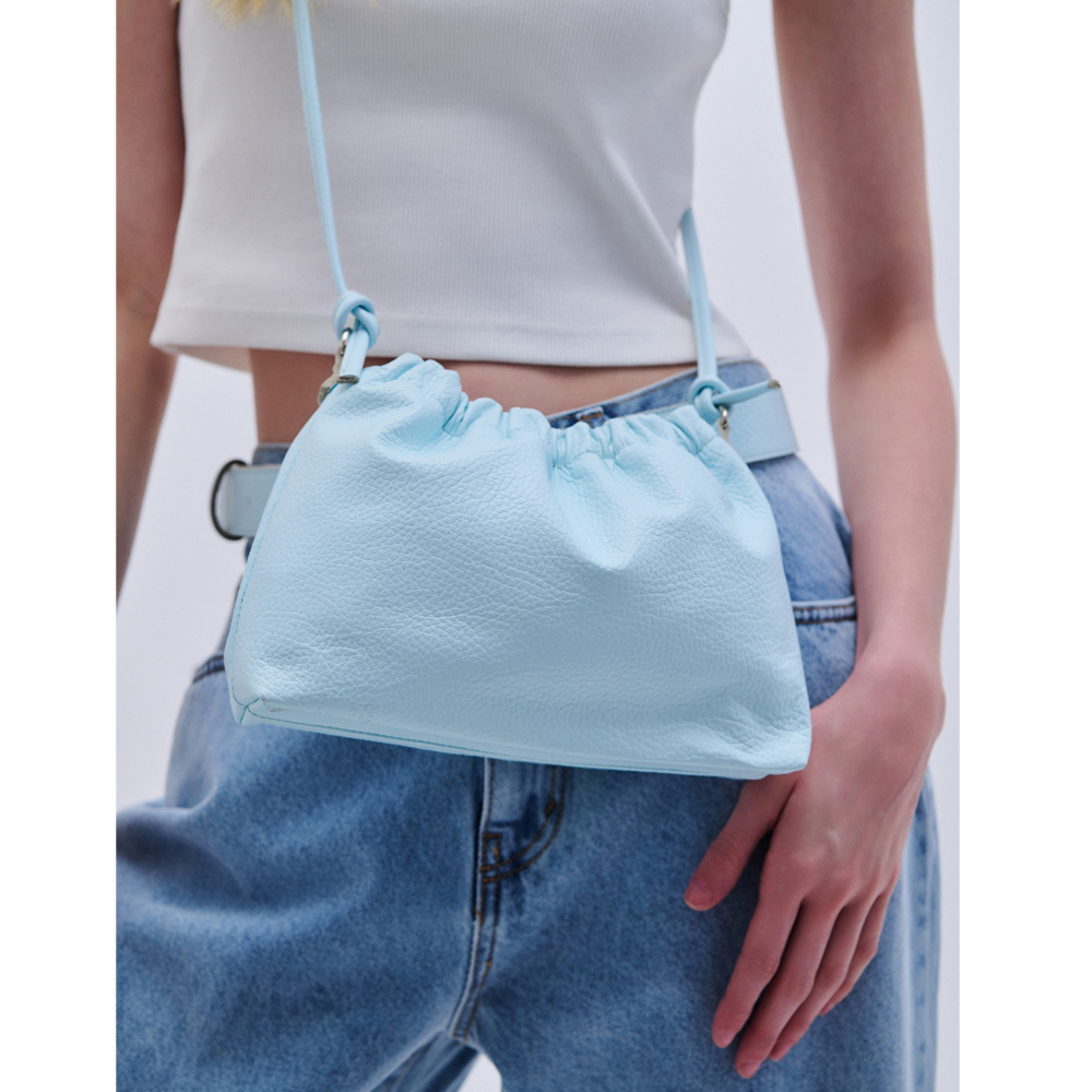 COMBOS KNITWEAR Bag Leather Crossbody Γυναικεία Τσάντα Χιαστί - 3