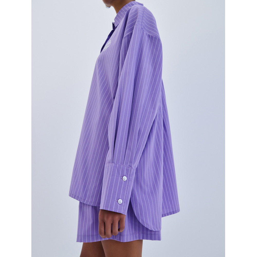 COMBOS KNITWEAR Shirt Striped Γυναικείο Πουκάμισο - 3