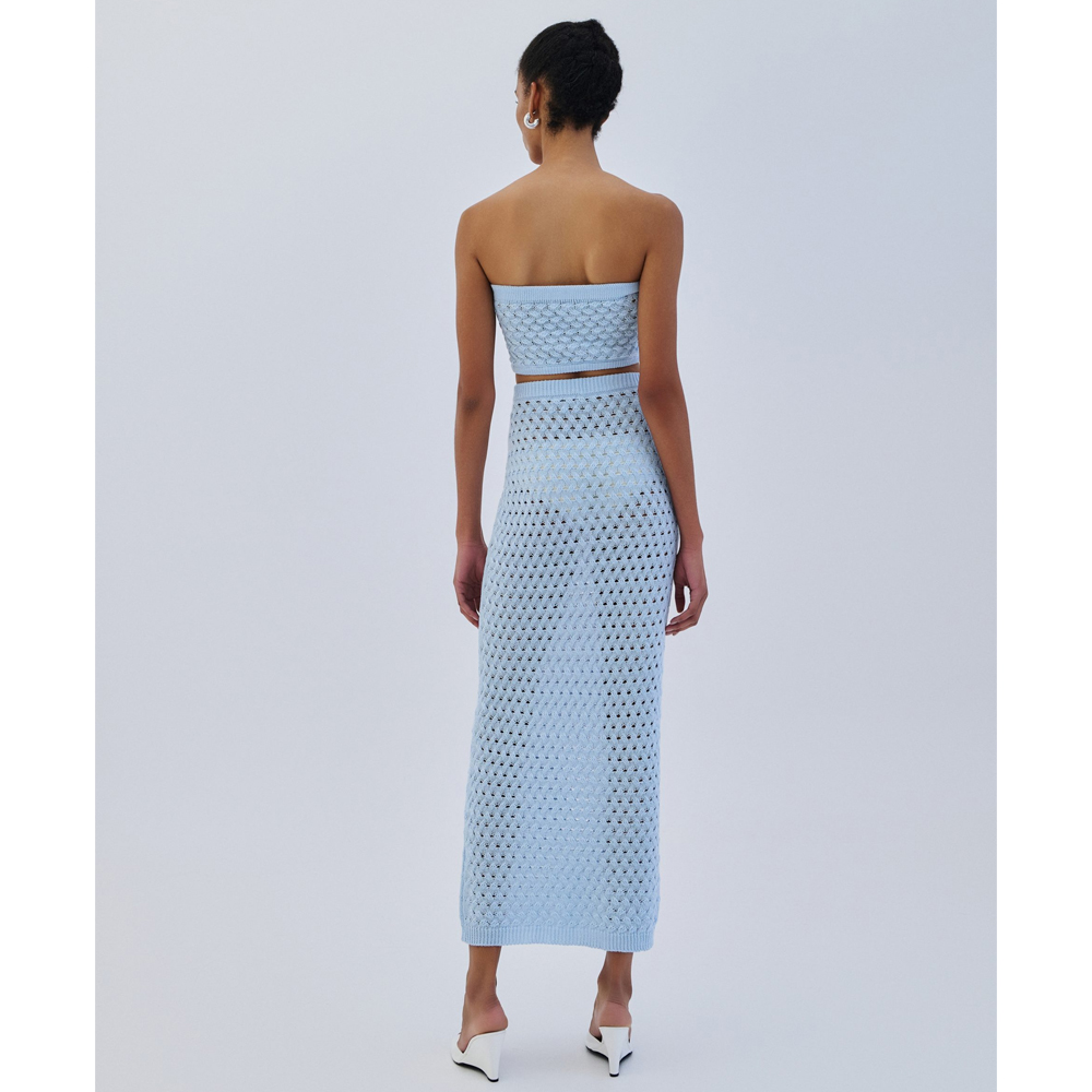 COMBOS KNITWEAR Skirt Maxi Knit Γυναικεία Φούστα Μάξι Πλεκτή - 2