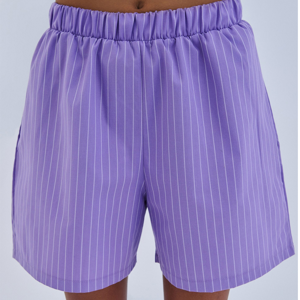 COMBOS KNITWEAR Shorts Striped Γυναικείο Σορτς - 3