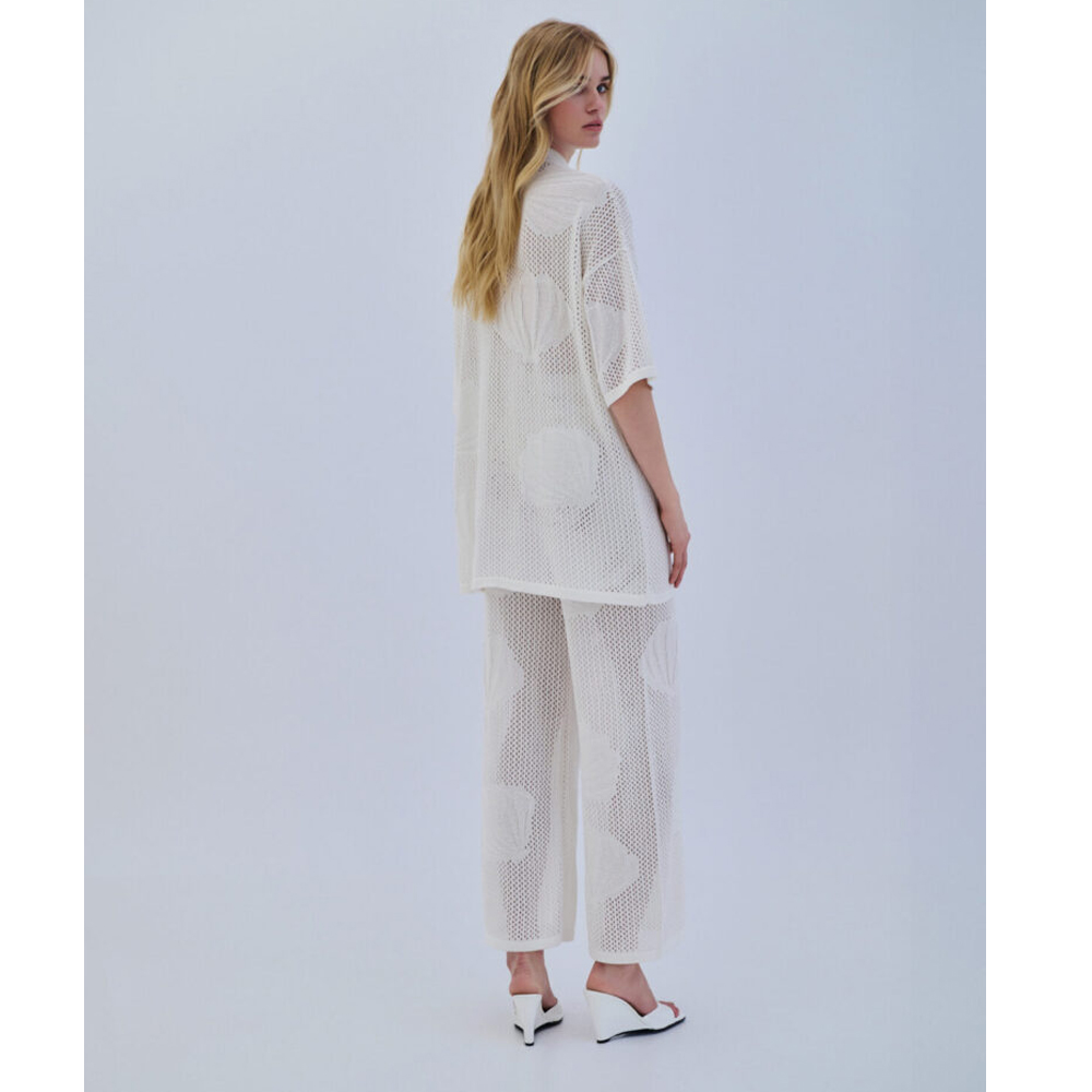 COMBOS KNITWEAR Pants Shell Γυναικείο Παντελόνι - 2