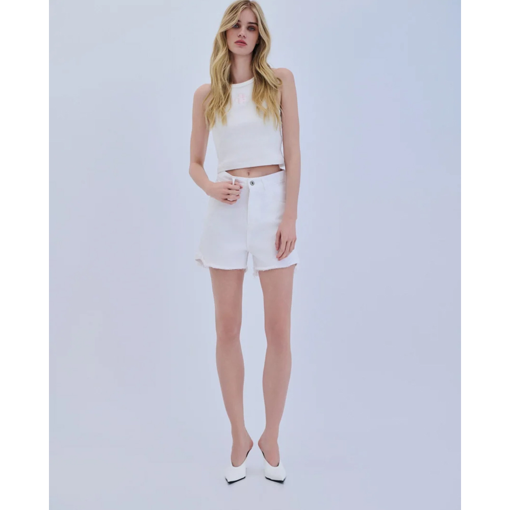 COMBOS KNITWEAR Denim Shorts  Γυναικείο Σορτσάκι Τζιν - 2