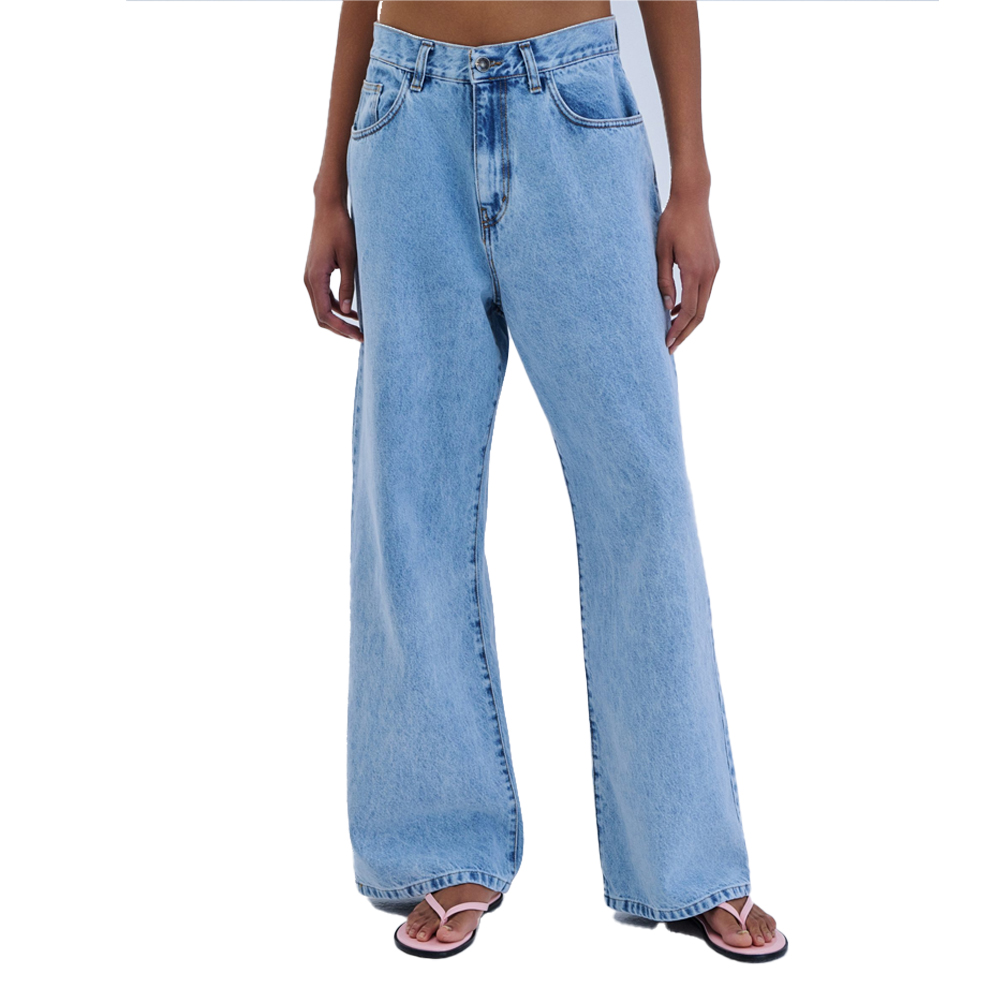 COMBOS KNITWEAR Denim Trouser Γυναικείο Τζιν Παντελόνι - Μπλε