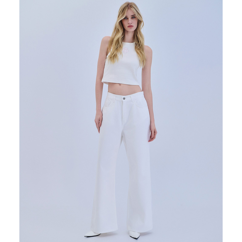 COMBOS KNITWEAR Denim Trouser Γυναικείο Τζιν Παντελόνι - 3