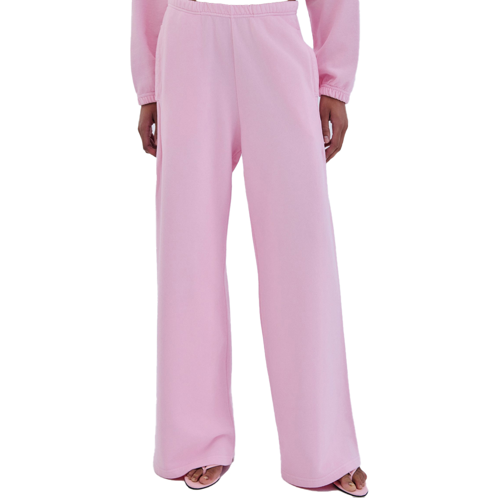 COMBOS KNITWEAR Sweatshirt Trouser Γυναικείο Παντελόνι Φόρμας - Ροζ