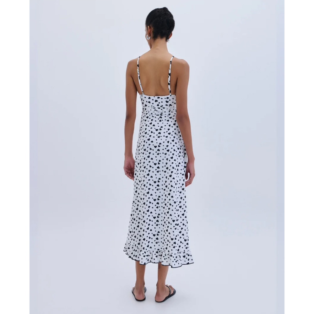 COMBOS KNITWEAR Pareo Maxi Hearts Γυναικείο Παρεό Μάξι - 2