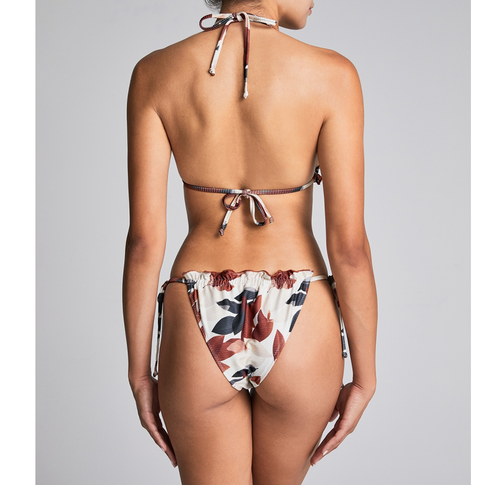 STEFANIA FRANGISTA Gigi Botanical Brown Rin Μαγιό Σετ Μπικίνι  - 2