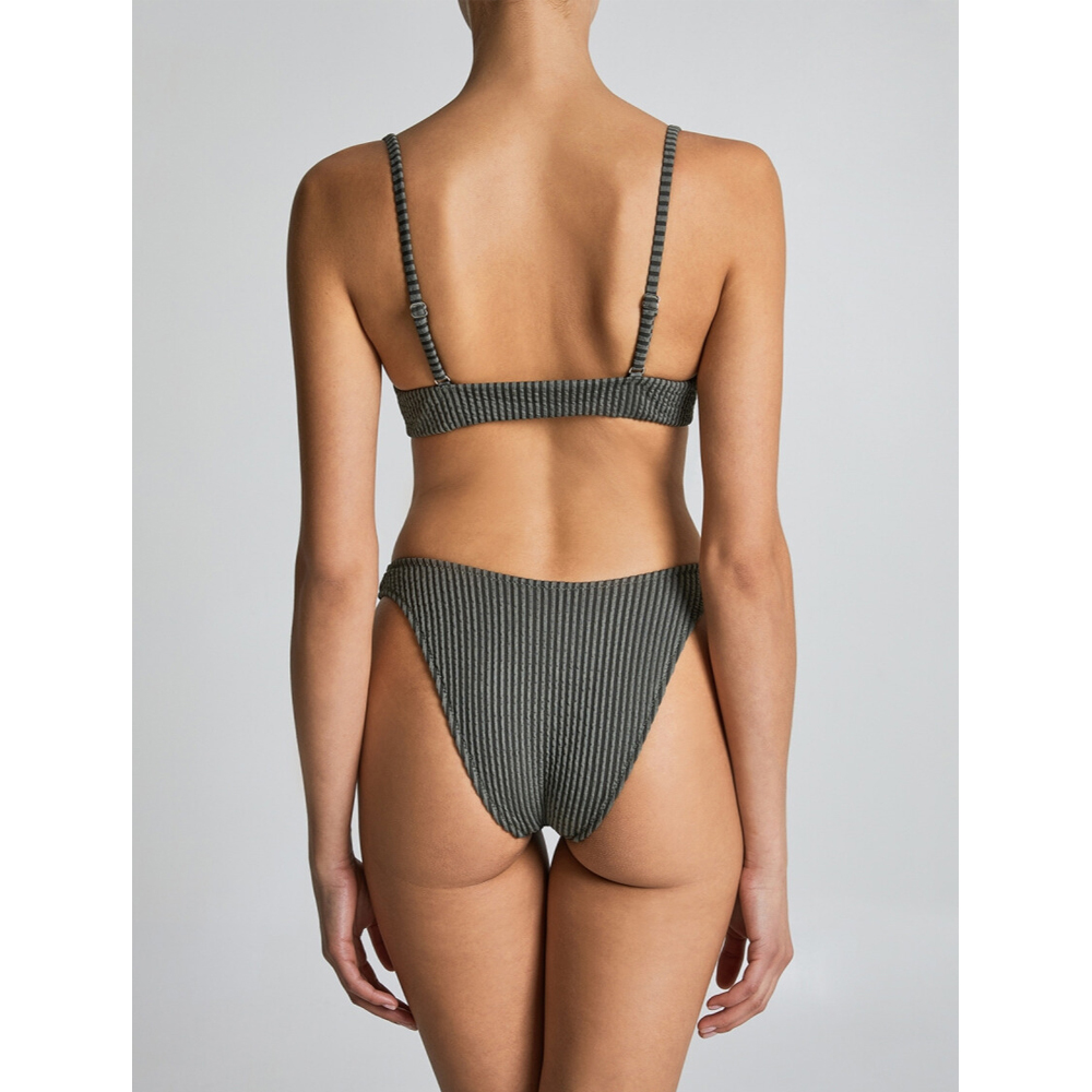 STEFANIA FRANGISTA Dakota Curly Khaki  Μαγιό Σετ Μπικίνι - 2