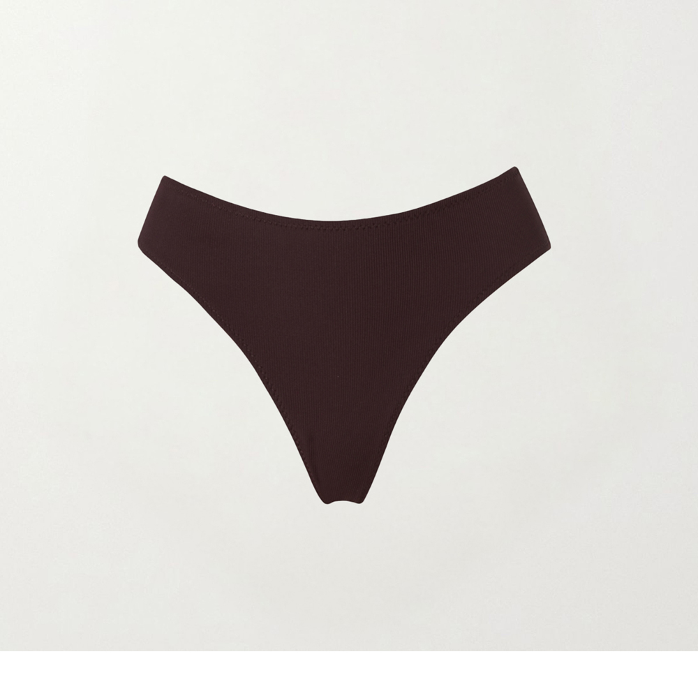 STEFANIA FRANGISTA Isabel Rib Chocolate Μαγιό Σετ Μπικίνι - 3