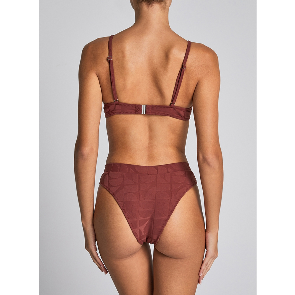 STEFANIA FRANGISTA Cooper Brandy Jacquard  Μαγιό Σετ Μπικίνι - 2