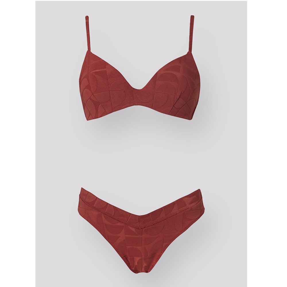 STEFANIA FRANGISTA Cooper Brandy Jacquard  Μαγιό Σετ Μπικίνι - 3