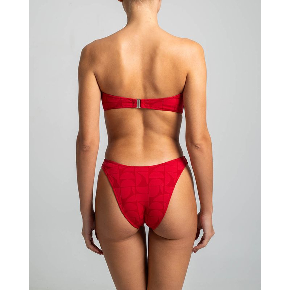 STEFANIA FRANGISTA Melita Lipstick Jacquard Μαγιό Σετ Μπικίνι - 2