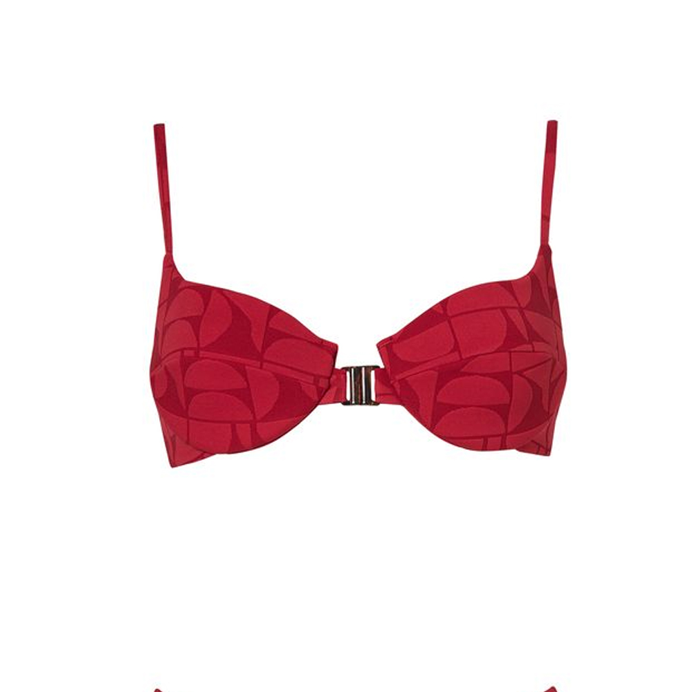 STEFANIA FRANGISTA Dakota Lipstick Jacquard Μαγιό Σετ Μπικίνι - 2