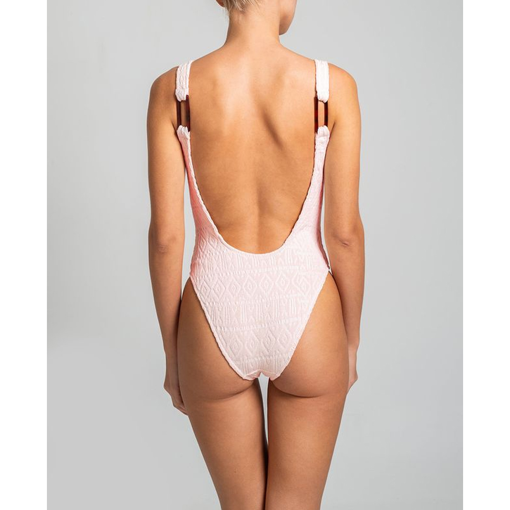 STEFANIA FRANGISTA Josie Seashell Pink Ολόσωμο Μαγιό - 2