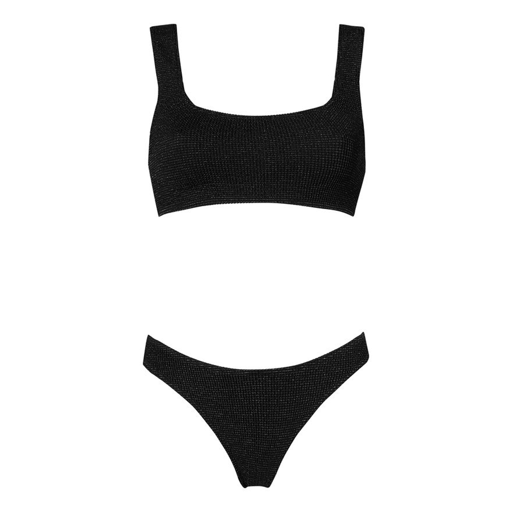 STEFANIA FRANGISTA August Metallic Black Μαγιό Σετ Μπικίνι - 3