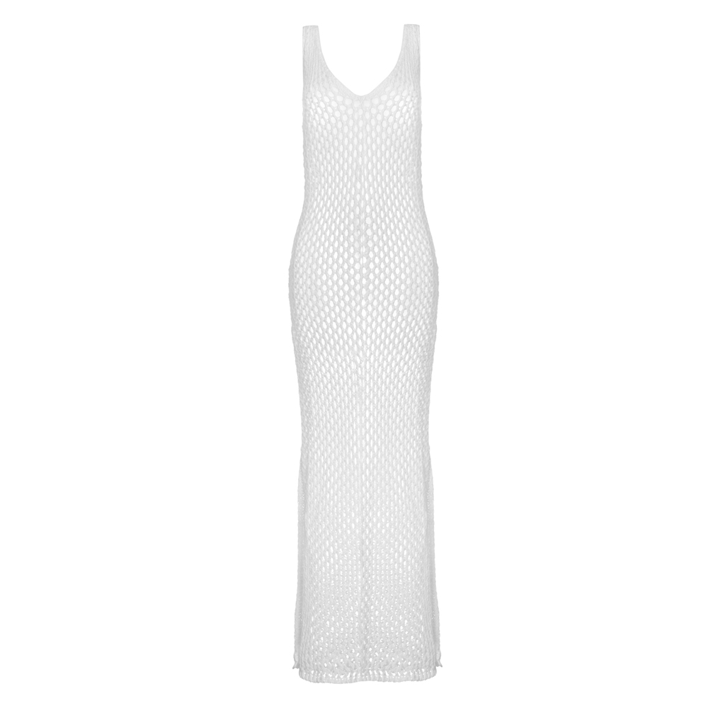 STEFANIA FRANGISTA Jane White Dress Γυναικείο Φόρεμα - Λευκό