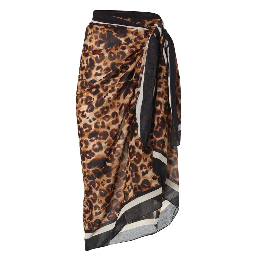 STEFANIA FRANGISTA Kloe Leopard Γυναικείο Παρεό - 3