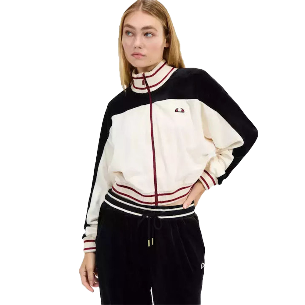 ELLESSE Bloom Cropped Track Top Γυναικεία Βελουτέ Ζακέτα - 1