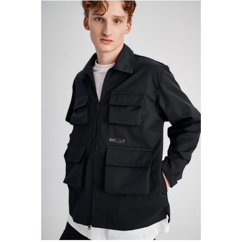 OWL Zip Shirt LS Ανδρικό Μπουφάν - 4