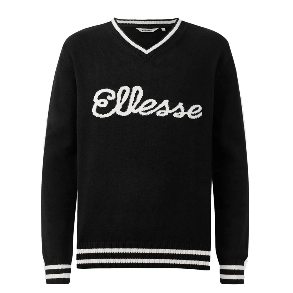 ELLESSE Giocios Knit Sweatshirt Ανδρικό Πουλόβερ - Μαύρο
