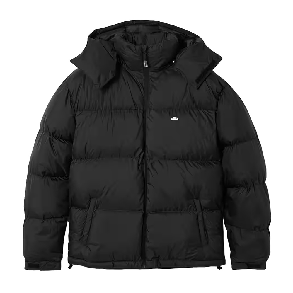 ELLESSE Dominicis Padded Jacket Ανδρικό Μπουφάν με κουκούλα - Μαύρο
