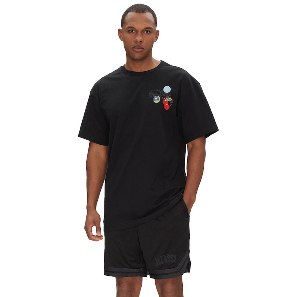 ELLESSE Stickero Tee Ανδρικό T-Shirt  - Μαύρο