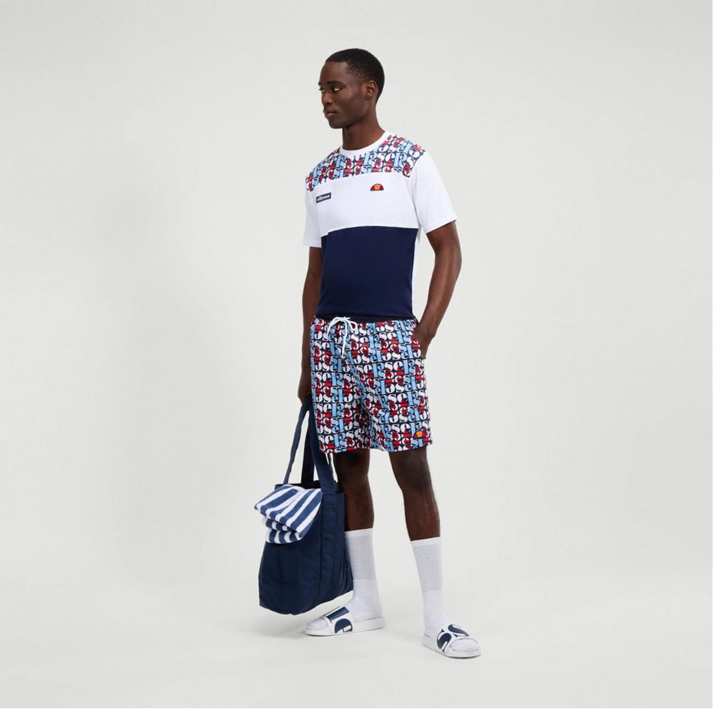 ELLESSE Block Aop Short Swimshort Ανδρικό Μαγιό Σορτς - 4