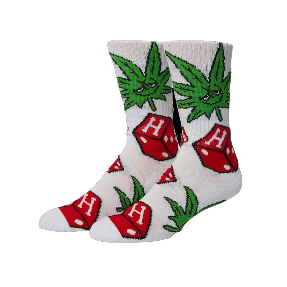 HUF Dice Buddy Crew  Unisex Κάλτσες - 3