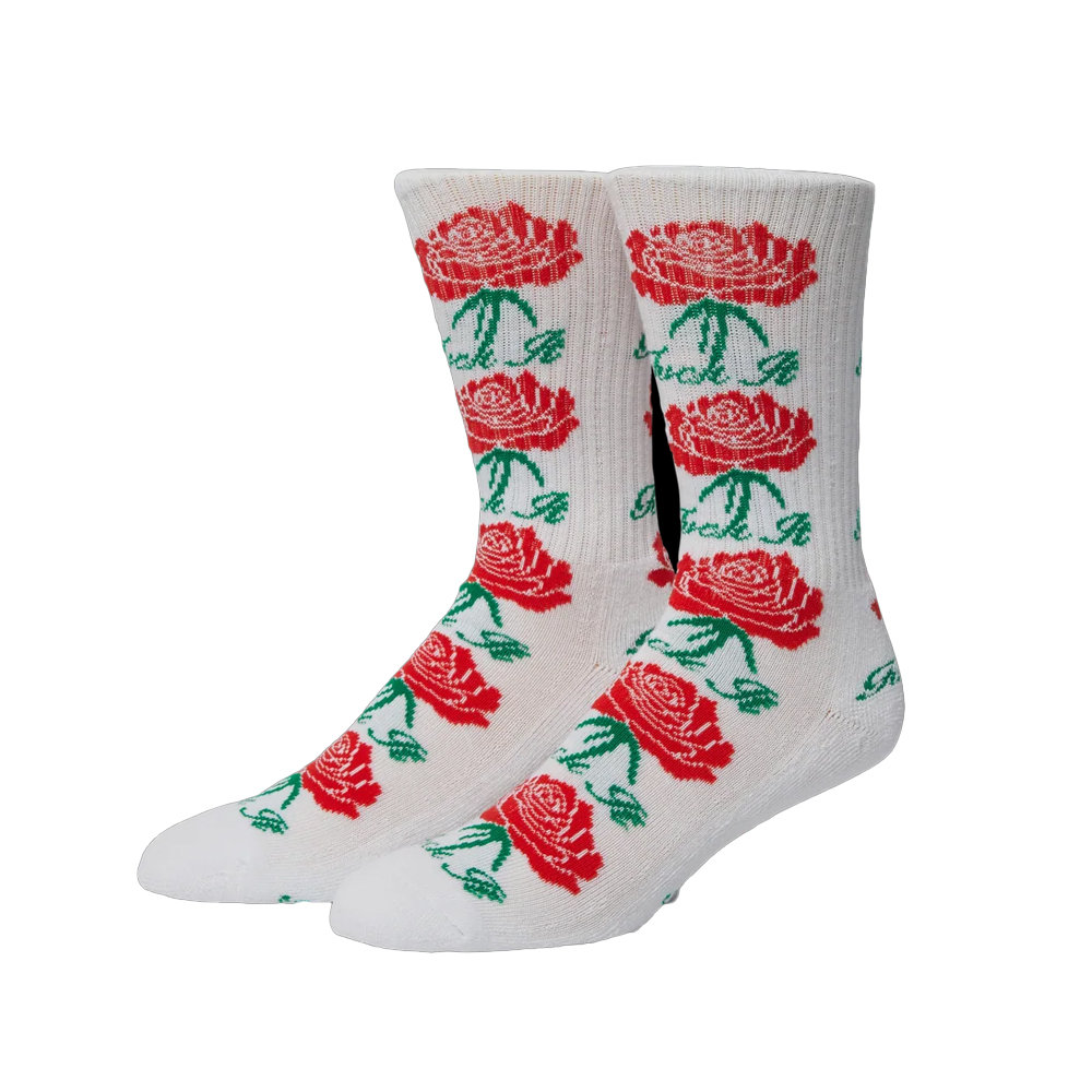 HUF Fuck It Rose Crew Sock Moo Crew Unisex Κάλτσες - 3