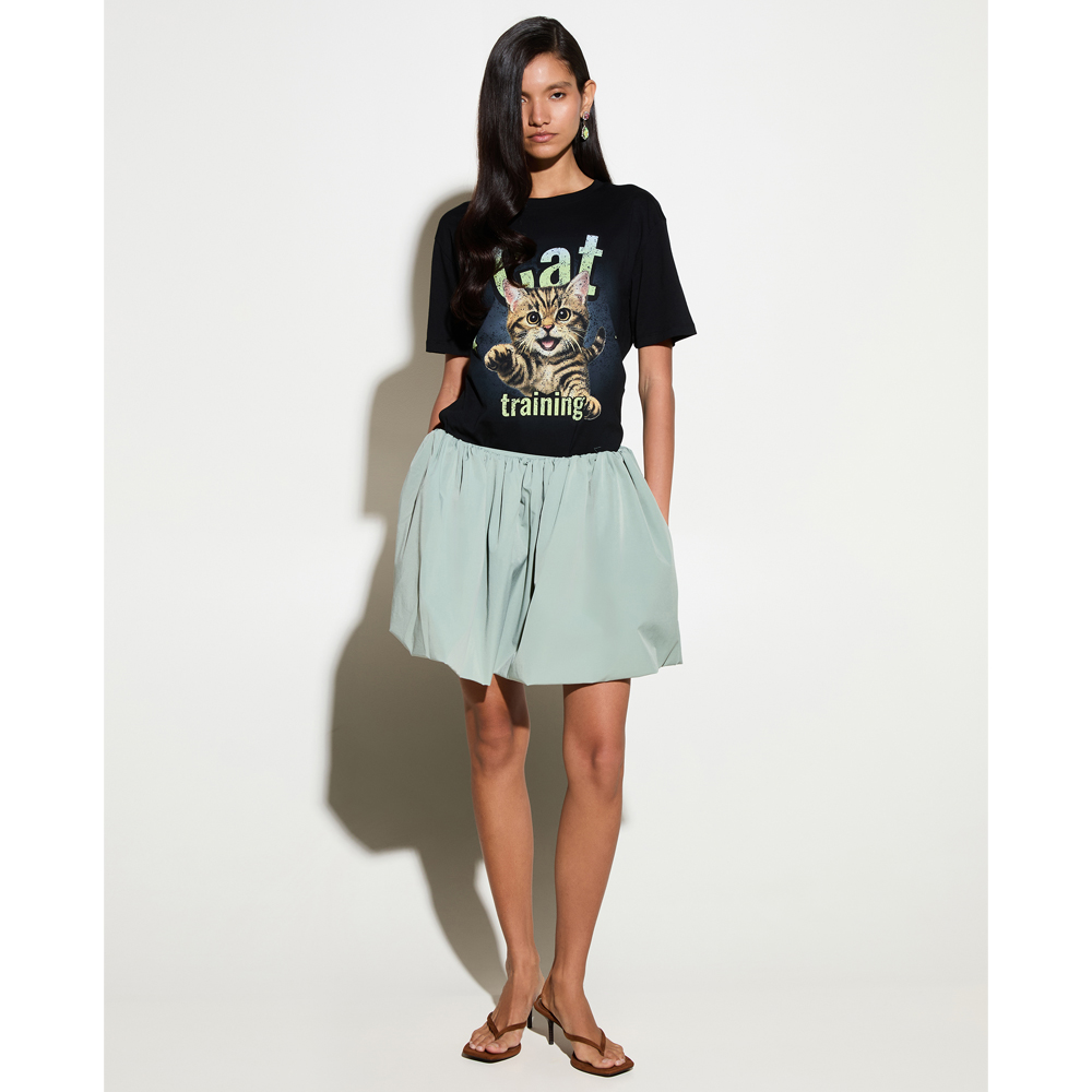 MILKWHITE Balloon Skirt  Γυναικεία Φούστα Μίνι - 2