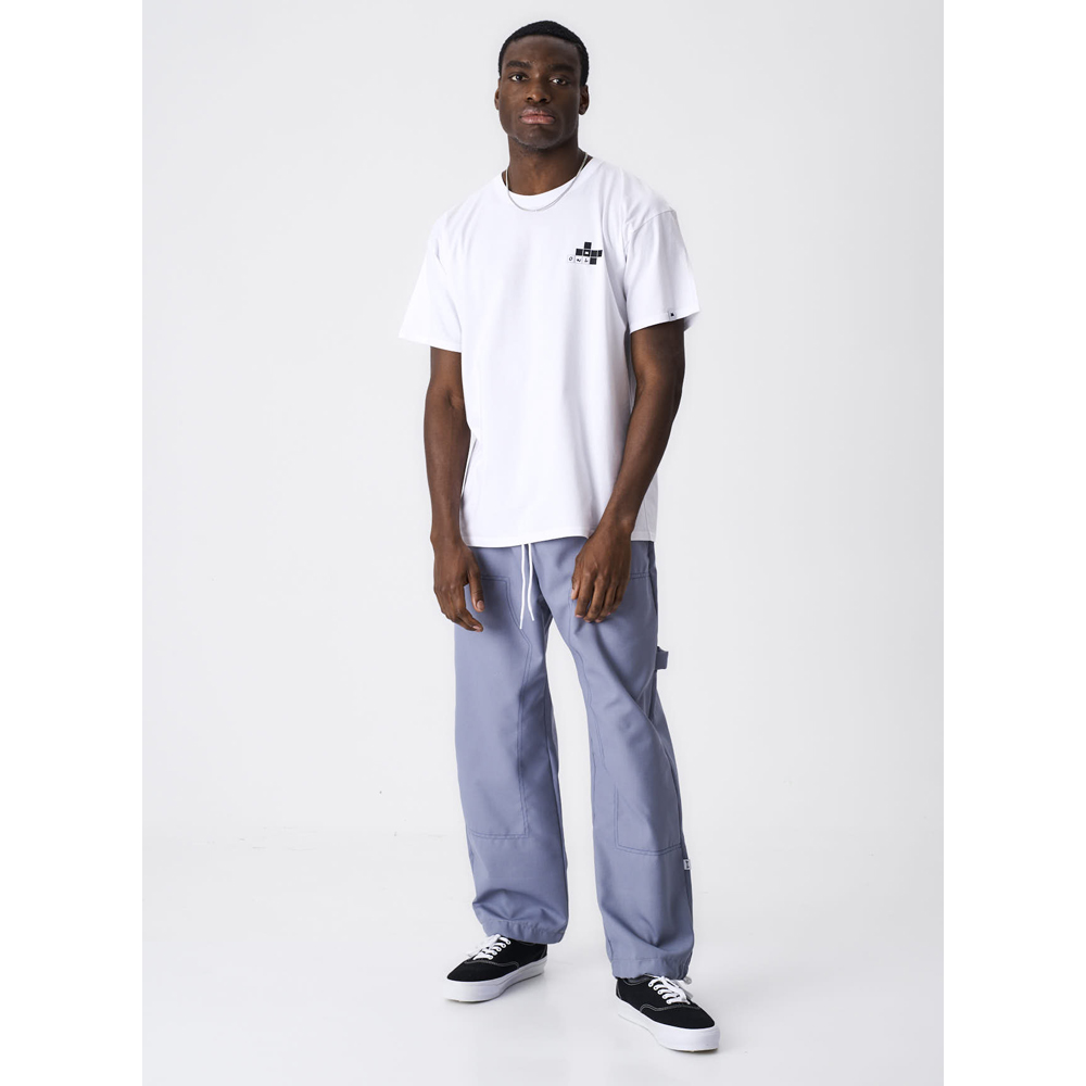 OWL T-Shirt White Owl Crossword Ανδρική Μπλούζα  - Λευκό