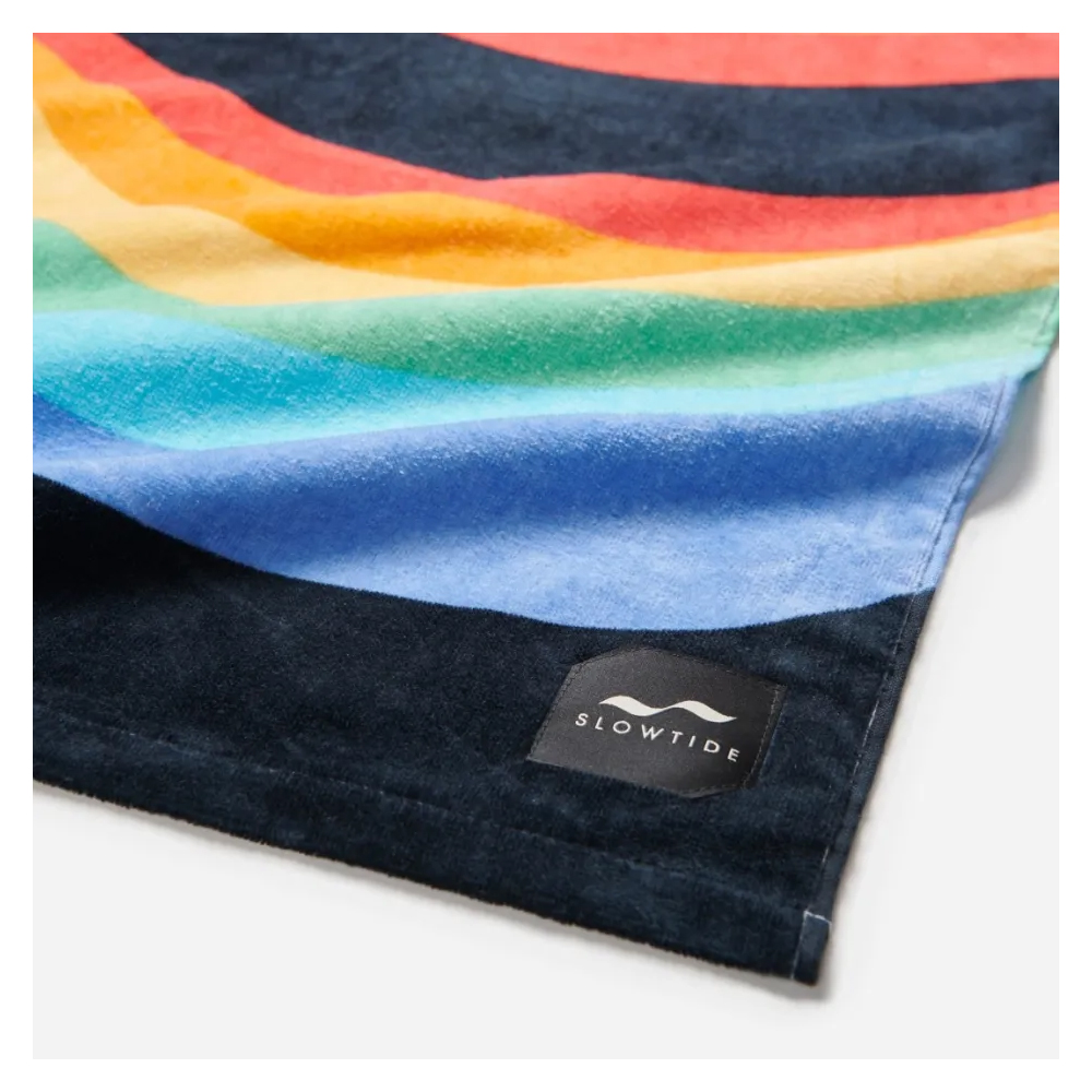 SLOWTIDE Roygbiv - Black Towel Πετσέτα Θαλάσσης - 3