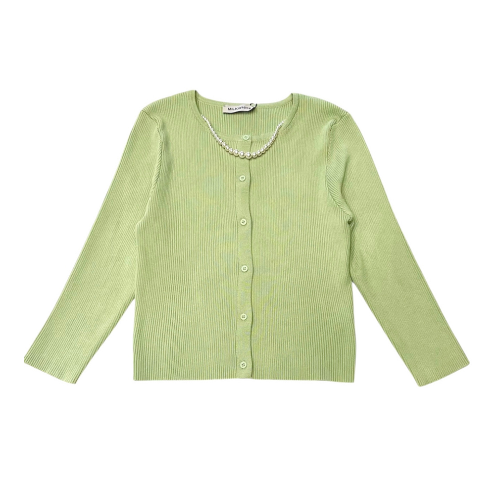 MILKWHITE  Γυναικεία Ζακέτα - Πράσινο