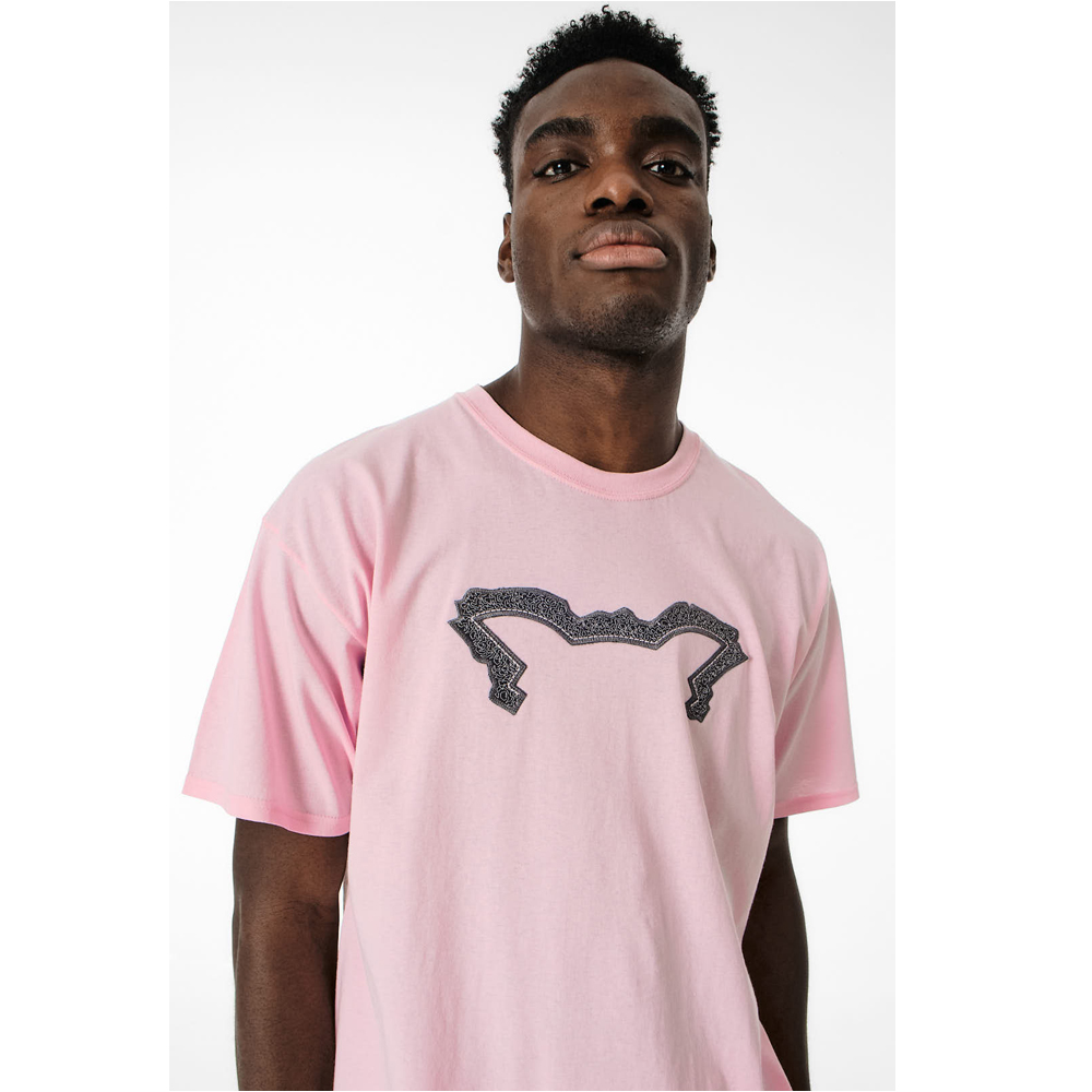 OWL T-shirt Pink Abstract Linear Patch S24 Unisex T-Shirt - 3